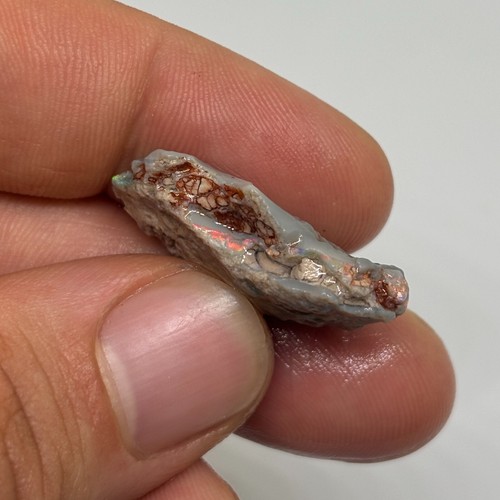 Raw Vibrant Selection Of Australian Lightning Ridge Precious Opal Stones - Picture 7 of 13