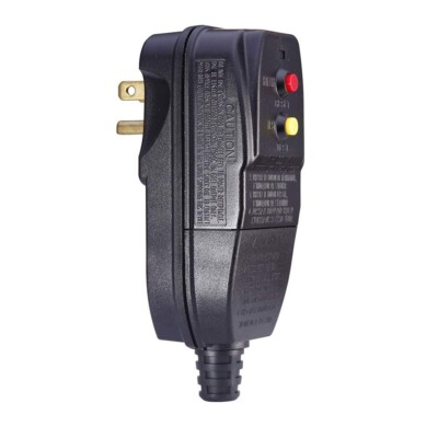 #ad GFCI Plug for Pressure Washer Pool Pump 15Amp 3 Prong Circuit Breaker Outdoor... $30.99