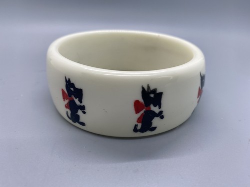 Vintage Scotty Scottie Dog Scottish Terrier Bangle Bracelet