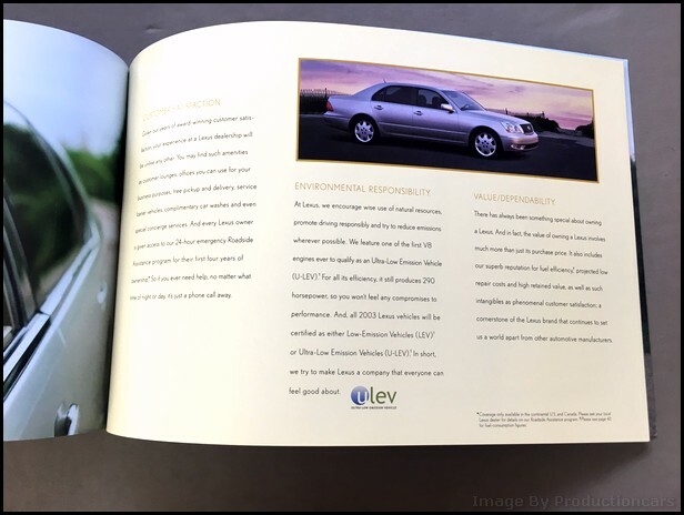 2003 Lexus LS LS430 52-page Original Car Sales Brochure Catalog | eBay