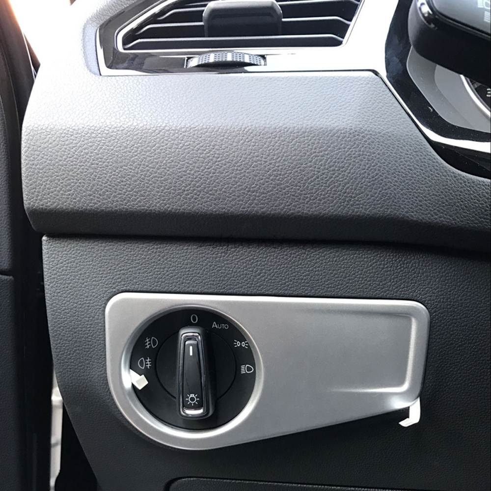 For Volkswagen VW Tiguan 2018-2024 Interior Head Lamp Light Switch Cover Trim