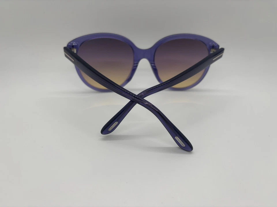 NUEVO Gafas de sol Tom Ford TF957-D 83B púrpura redondas 58-20-145 mm SIN ESTUCHE Foto 4 de 4