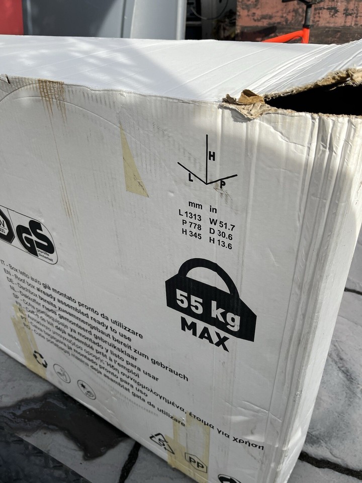 Car Top Roof Box 55kg eBay