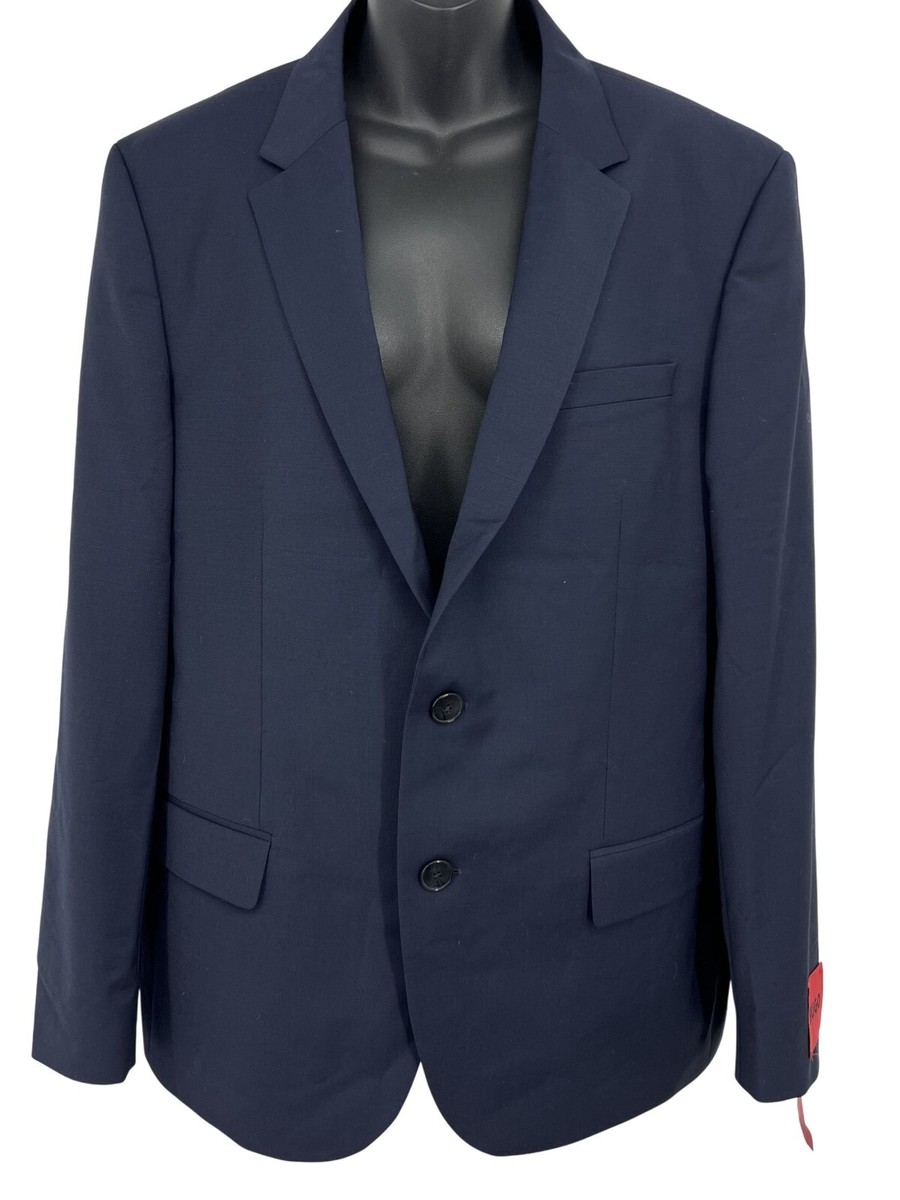 アプレッセSub Wool Navy Blazer SIZE: 2 Ermenegildo Zegna Taglio Esclusivo Wool Navy Plaid