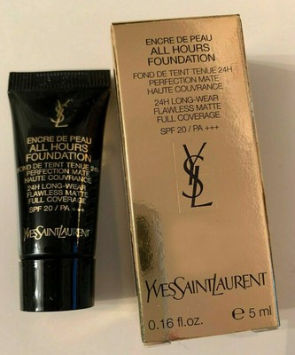 ysl all hours foundation sample