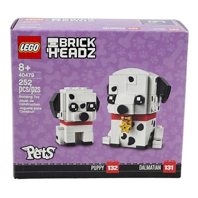Lego Brickheadz Pets 40479 Dalmatian Set NIB - Exclusive! Dalmatian & Puppy