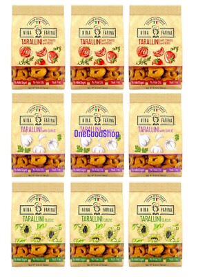 NINA FARINA Tarallini Variety Pack - 6.35oz/each bag (9-Pack)