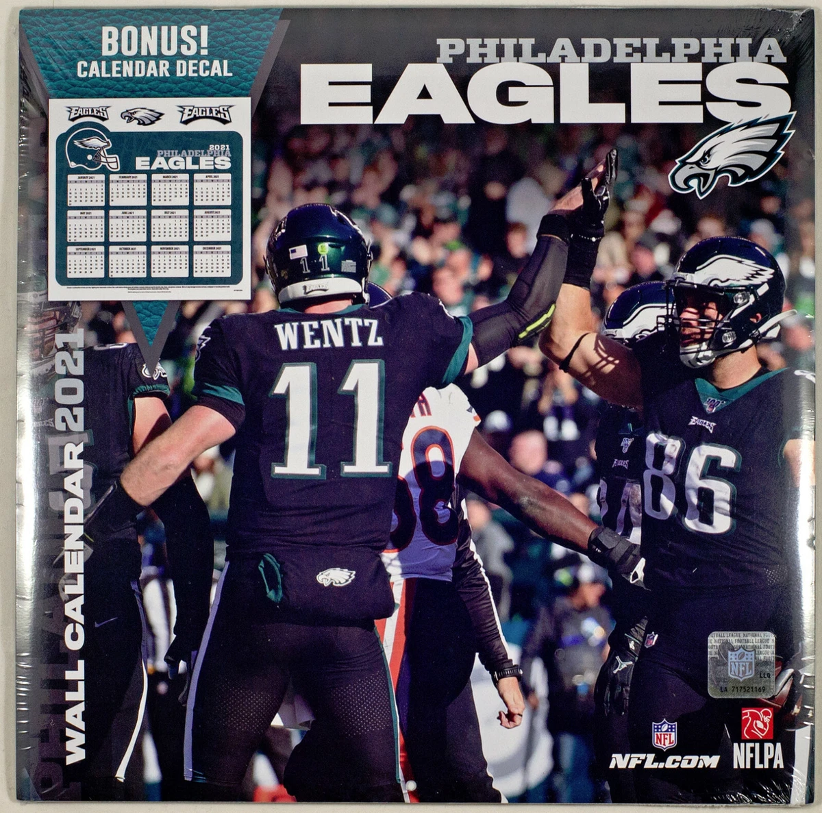 Philadelphia Eagles Collectible 2021 Wall Calendar by Turner ○ [Sealed] |  eBay