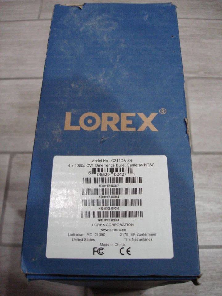 NEW-4 Lorex C241DA-Z4 Cameras - 1080p CVI Deterrence Bullet Cameras - Image 4 of 4