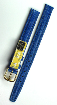 10mm Genuine Lizard German WATCH BAND Skin Teju Lizard BAND Strap Vintage Graf 