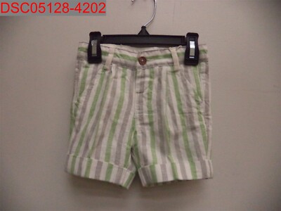NWT - Boboli Baby Boys Multi Stripe Shorts, Size 12M 8434484949067