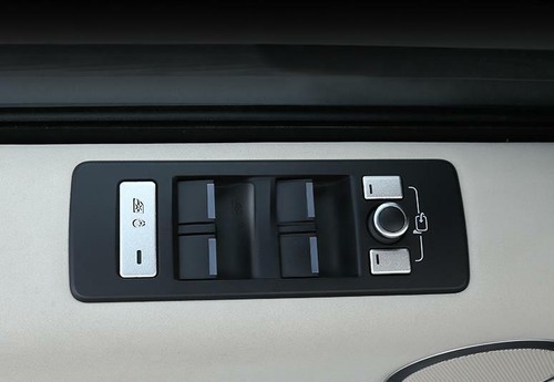 Cubierta de borde de botón con bloqueo y desbloqueo interior de puerta de automóvil para Land Rover Range Rover L405 - Imagen 7 de 8