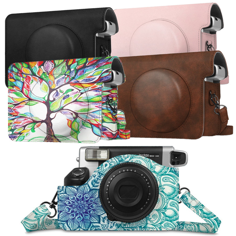 For Fujifilm Instax Wide 300 Instant Film Camera Case Protect Bag Cover w/  Strap