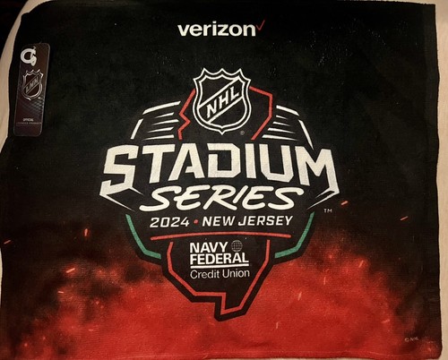 NHL STADIUM SERIES RALLY TOWEL SGA 2024 HOCKEY NY RANGERS ISLANDERS DEVILS FLYER - 第 1/2 張圖片