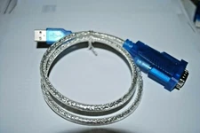 2USB TO VGA/RS-232 MALE 9 PIN DB9 SERIAL CABLE 2 FT WIN10/8.1/8/7 PERFECT VISION