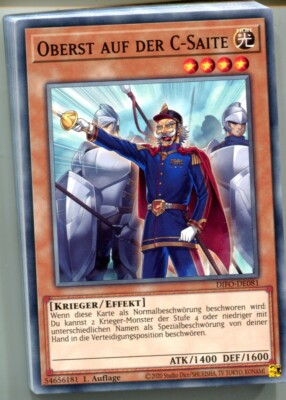 Yu-GI-OH Oberst auf der C Saute Common DIFO-DE081