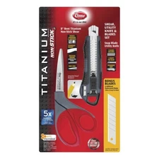 Clauss® Stainless Steel 8" Shear & Snap Blade Knife Set