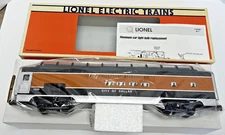 LIONEL O-GAUGE 6-52085 TCA "CITY OF DALLAS" LIGHTED FULL VISTA ALUMINUM CAR -NIB