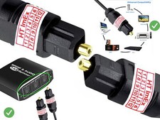 1,5m Digital Audio Optisches Cable/kabel kompatibel für CANTON DM 60 Soundbar