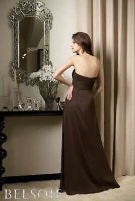 blue dress for baby girl Sheath-Column Maxi Luxe Satin Formal Dress COCOMELODY CS0599 main image 0