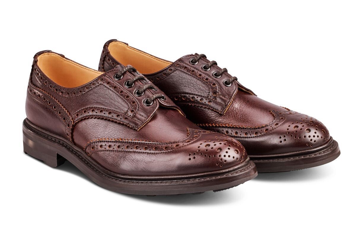 MADE IN UK TRICKERS BOURTON IN KUDU (Antelope) Snuff (BROWN) 9US
