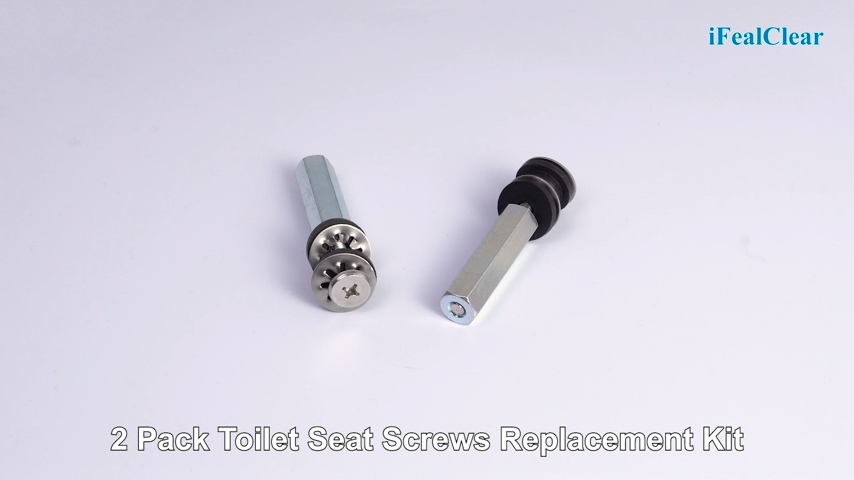 Set Di 2 Bulloni Per Coperchio Del WC, Viti M8 In Acciaio Inox Con