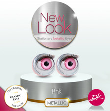 American Girl Doll replacement eyes for any 18" Doll PINK Metallic Dark skin
