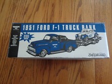 1995 Wix Filters 1951 Ford F-1 Truck Bank- Ertl Collectibles