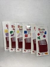 New Sizzix Sizzlits Sets X 6 Baby Wedding Hearts USA Zoo Holiday