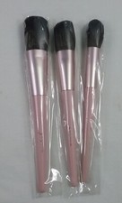 New, 3 Pcs. Pink JASMINE BEAUTY Complexion Essentials Makeup Brush Set