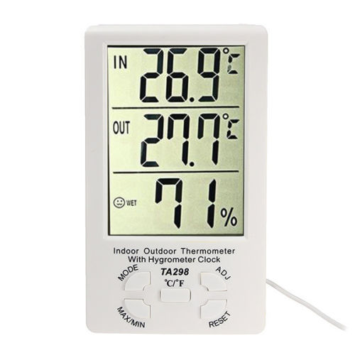 LCD Digital Indoor Outdoor Hygrometer Humidity Thermometer Temperature Meter