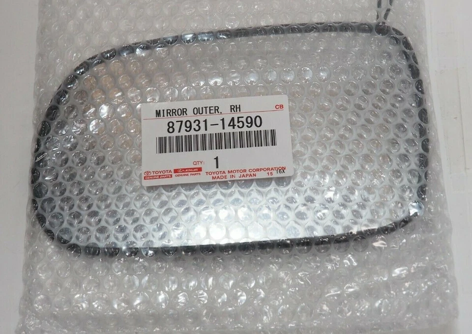 Espejo retrovisor puerta vidrio genuino TOYOTA SUPRA JZA80 87931-14590/87961-1B130 Foto 4 de 4