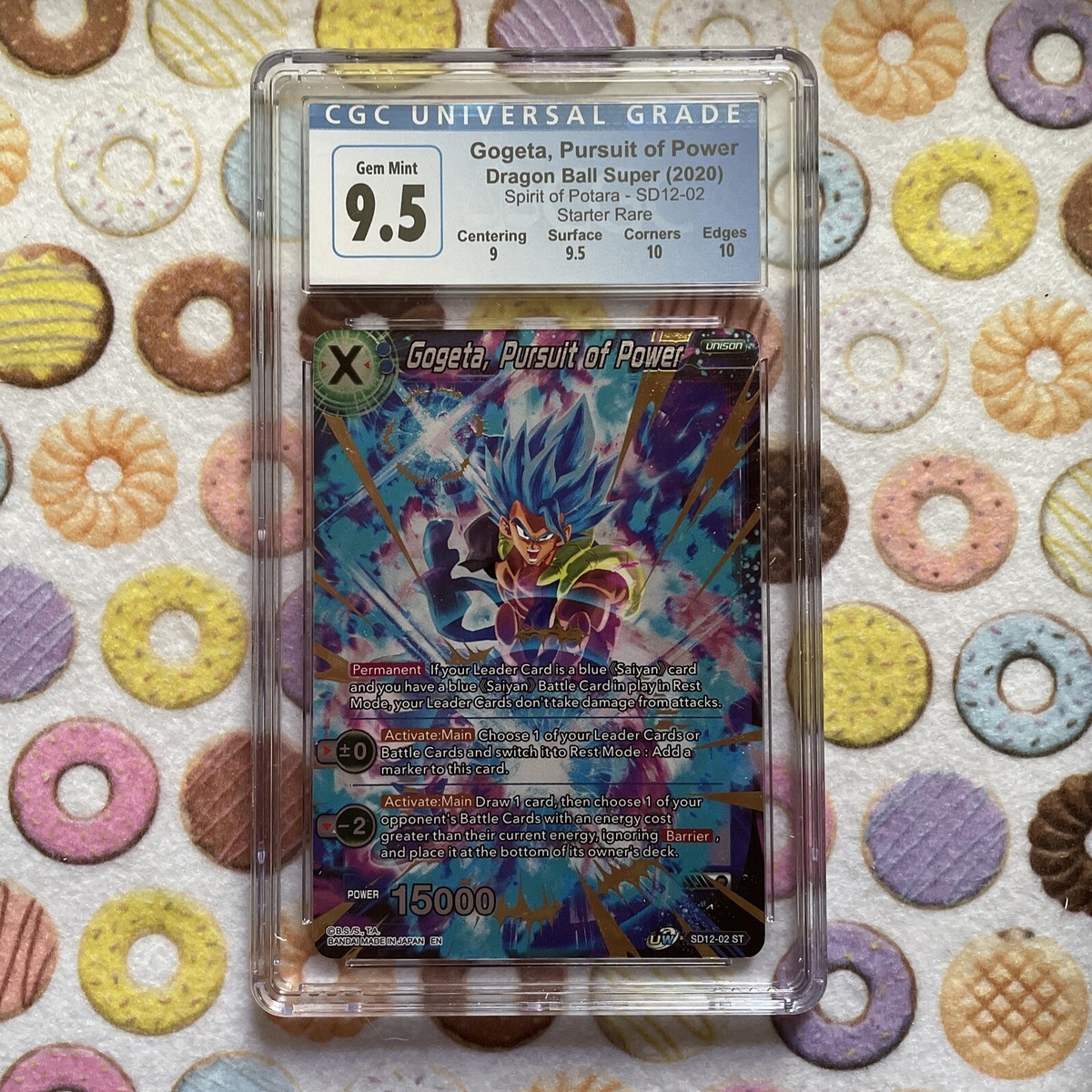 dragon ball super card game gogeta deck BT20-034 C SSB Gogeta, Blistering Barrage [Gold-Stamped] (2023)
