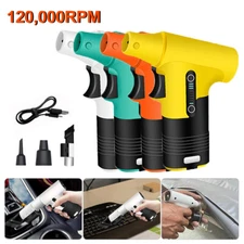 Turbo Blower Fan Mini Handheld Duster Rechargeable 120000RPM Brushless Motor