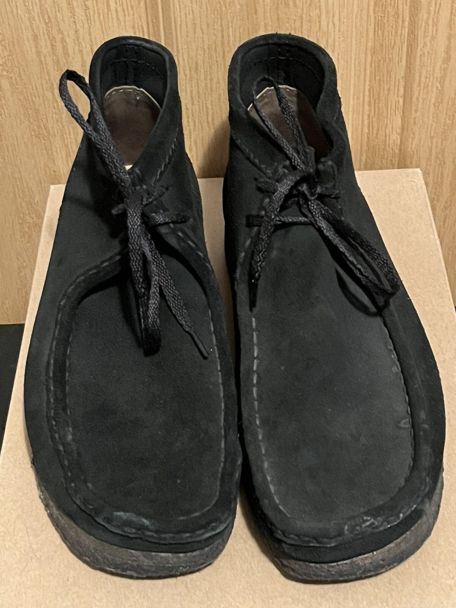 Clarks Stinson  Shoes Black  leather Man S 9 1/2 Clarks Stinson Hi Mens Shoes Black Waxy Leather 26129529 main image 4