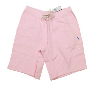 パンツ Ralph Lauren Pink Shorts Polo Ralph Lauren Big & Tall Men's Pink Solid Fleece Lined Shorts
