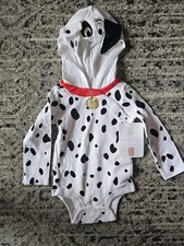 Baby 101 Dalmatians Dog Costume Bodysuit Romper Infant Disney Store 12-18 Month