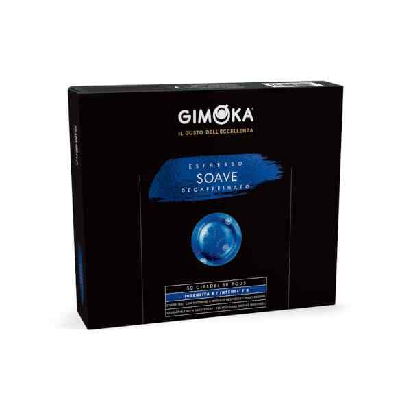 N.50 Cialde in Alluminio Gimoka Espresso Soave Dek Compatibili Nespresso Prof...