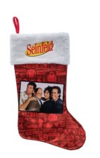 SEINFELD tv show cast holiday Christmas stocking Jerry George Elaine Kramer NWT