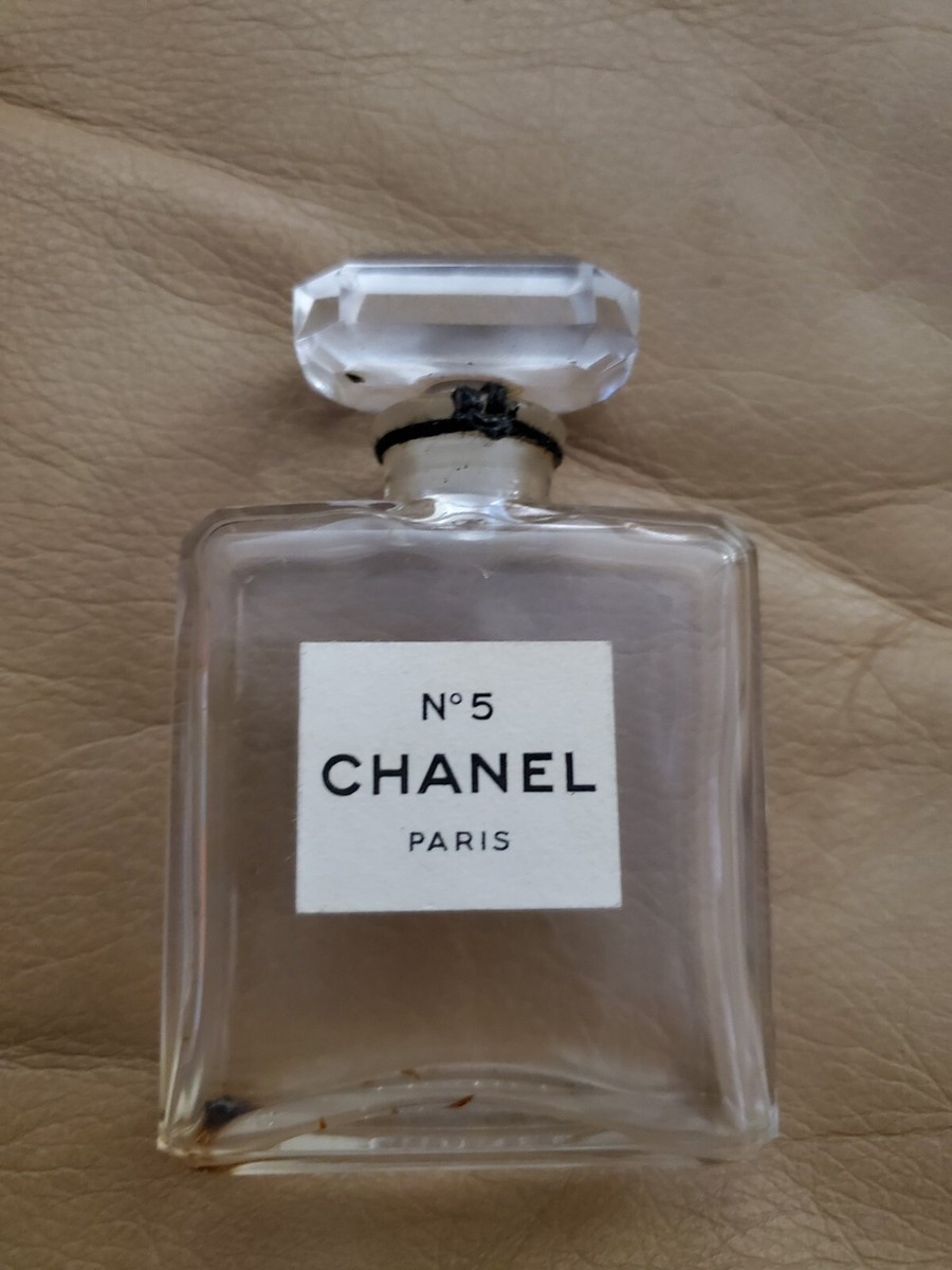 Vintage Chanel France Perfume Bottle Empty 1950's -60's 3” Tall | eBay