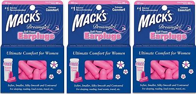 Mack's Ear Plug / 3M E-A-Rsoft Yellow Neons Corded / Slim Fit