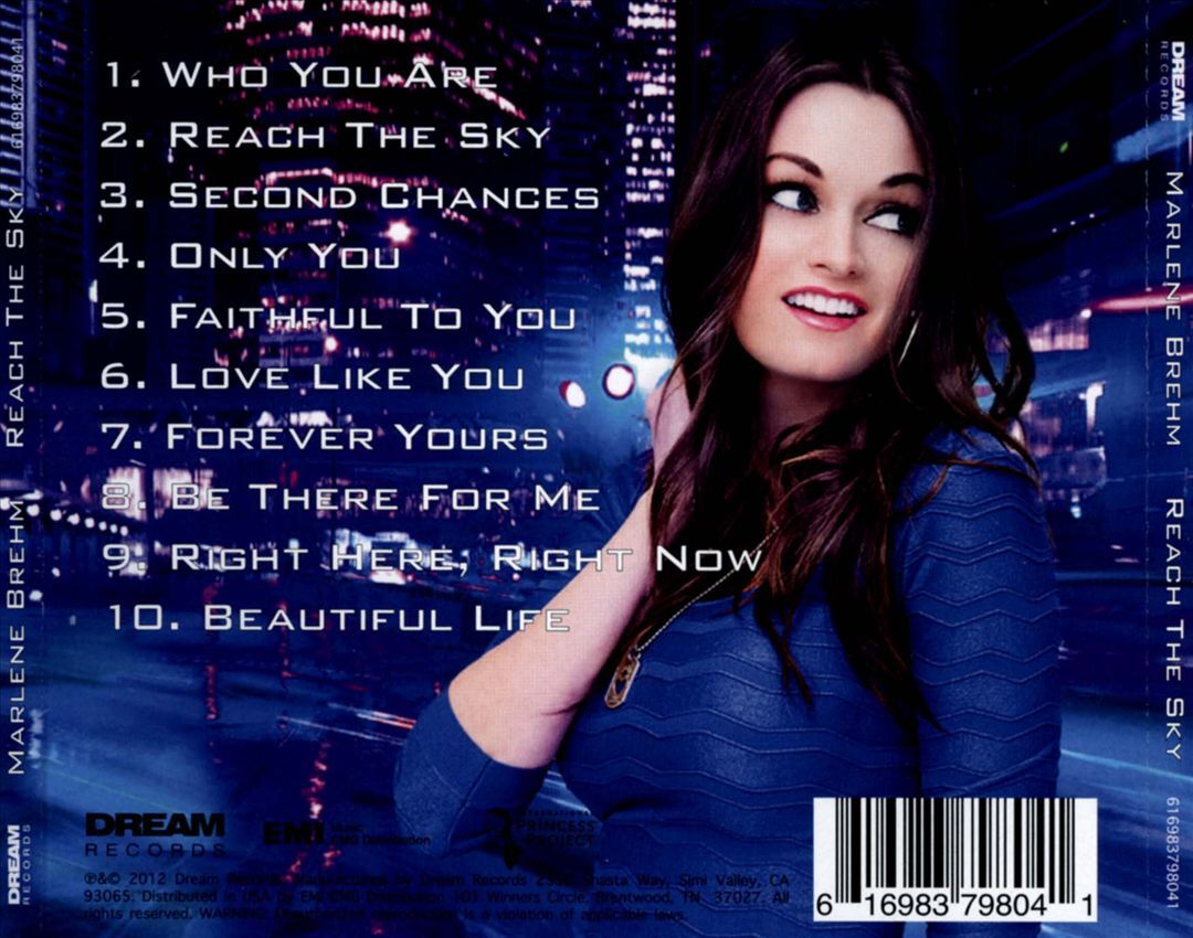 MARLENE BREHM REACH THE SKY NEW CD