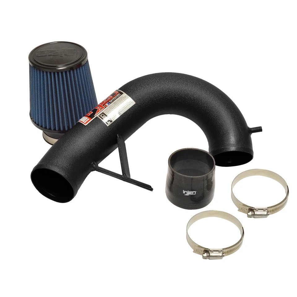 Entrada de aire frío de aluminio negro Injen SP3087BLK para 17-21 Audi A4 / 18-20 A5 2,0 L Foto 4 de 4