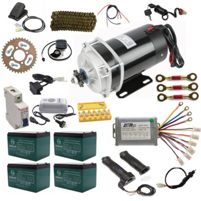 48V 600W Brush Motor Electric E-BIKE ATV Permanent Magnet Gear Brush Go kart