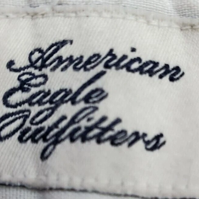 Pantalones cortos para mujer American Eagle Outfitters talla 8 negro blanco Foto 2 de 4