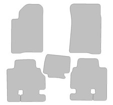 Fußmatten-Set für Ssang Yong Kyron (2005-2023) Deluxe schwarz