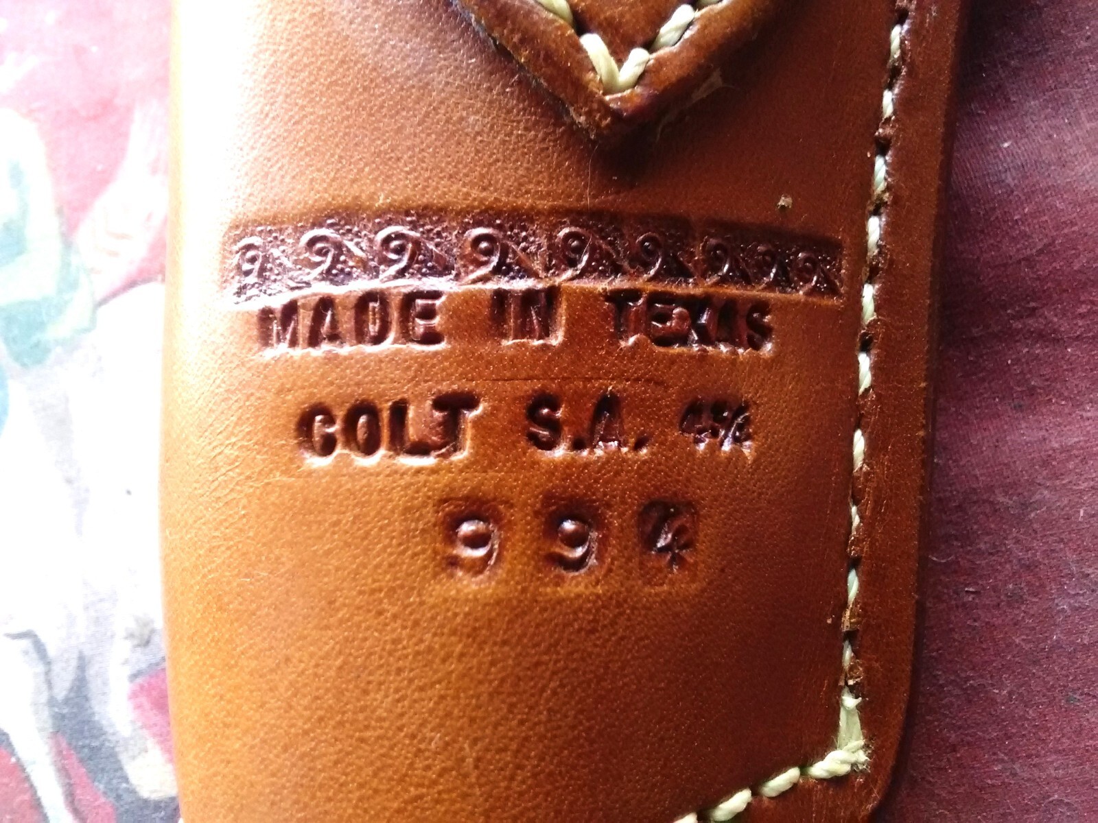 COLT SAA Carved Holster El Paso Saddlery eBay