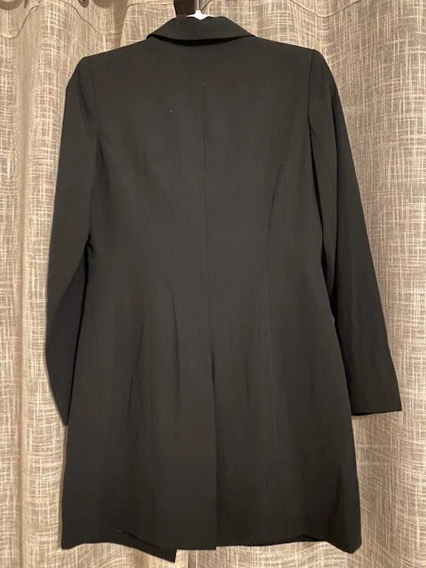 Georgiou Studio Black Women Long Jacket size 0 - Image 2 of 2