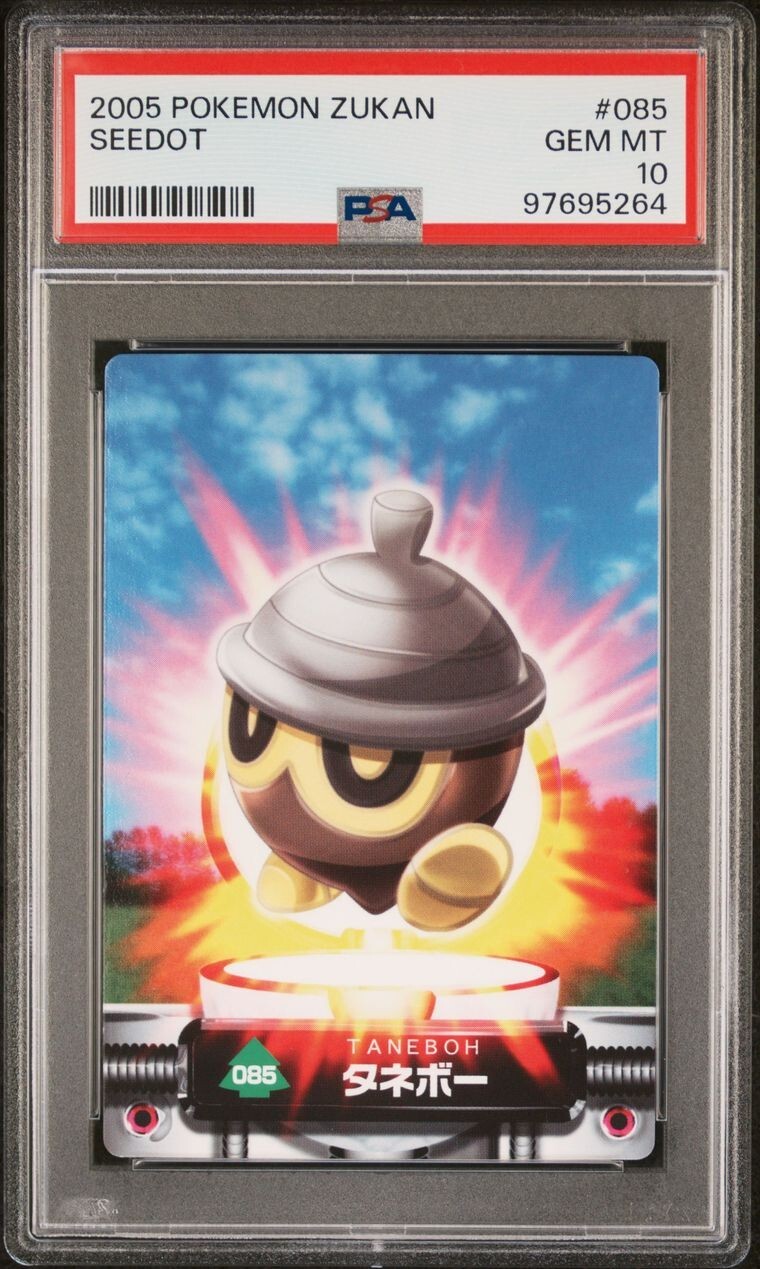 PSA 10 Gem Mint Seedot #085 Carddass Zukan Advanced Gen Bandai Pokemon POP 1 Rare