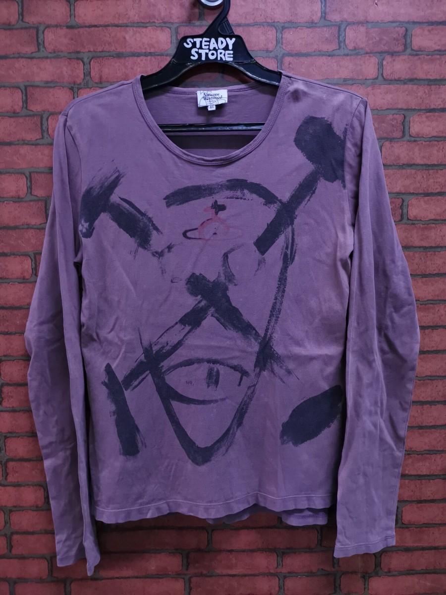VIVIENNE WESTWOOD MAN SKULL LONG SLEEVE T SHIRT 46 | eBay